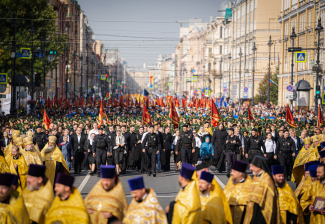 300-летие перенесения мощей святого Александра Невского отметили в Санкт-Петербурге