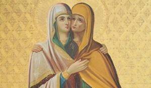 В Петербург из Святой Земли привезли редкую икону «Целование Мариино»