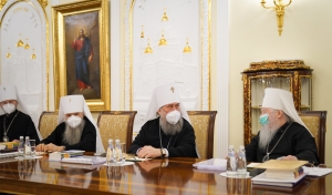 Митрополит Варсонофий принял участие в заседании Священного Синода